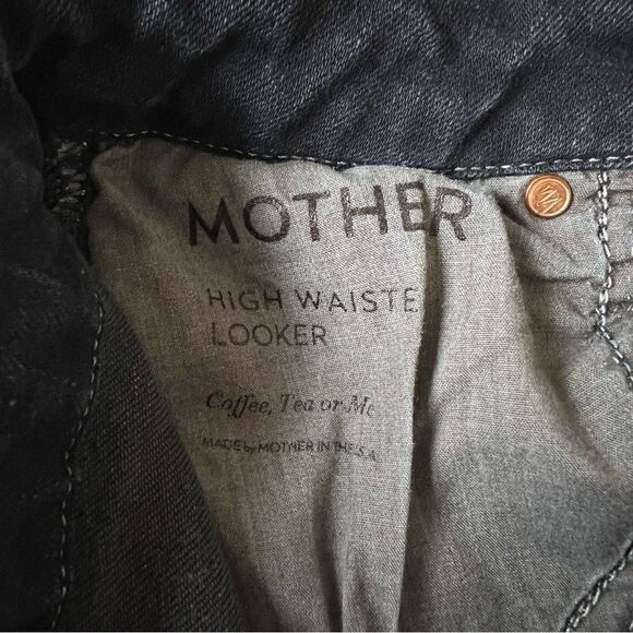 MOTHER High Waisted Looker Jeans Coffee Tea or Me Size 24 - Picture 11 of 11